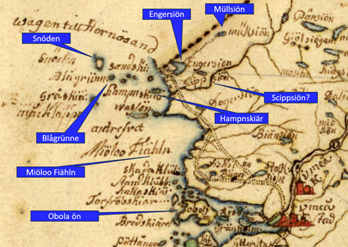 Väg Hörneå 1690